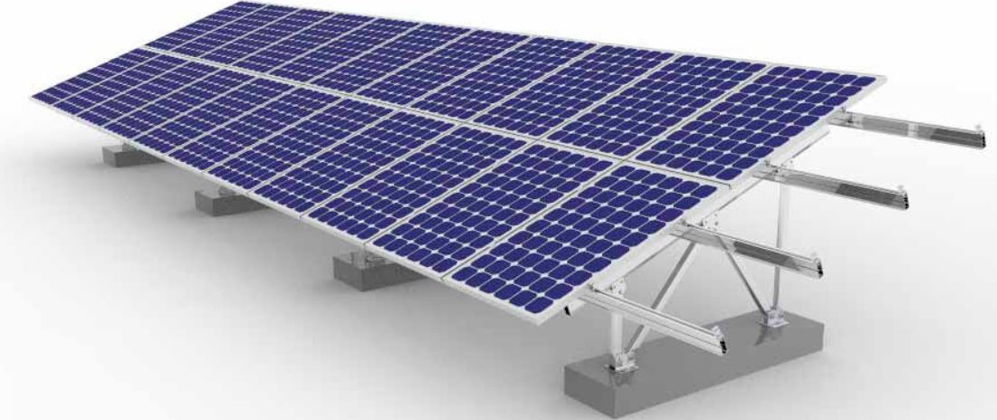 estrutura painel fotovoltaico