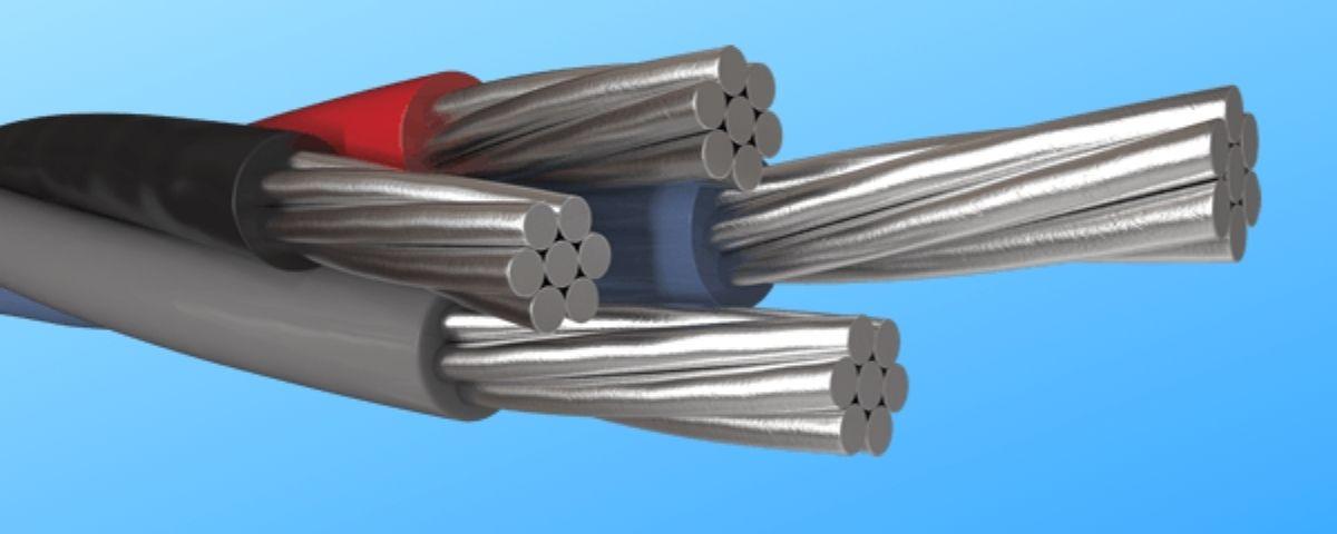 cabo de aluminio